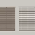 Modern Stylish Venetian Blinds Mounted On Wall For Home Interior Window Decoration