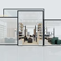 Elegant STENDERS Shopping Mall Store With Minimalist Glass Frame And Spacious Comfortable Product Display Space