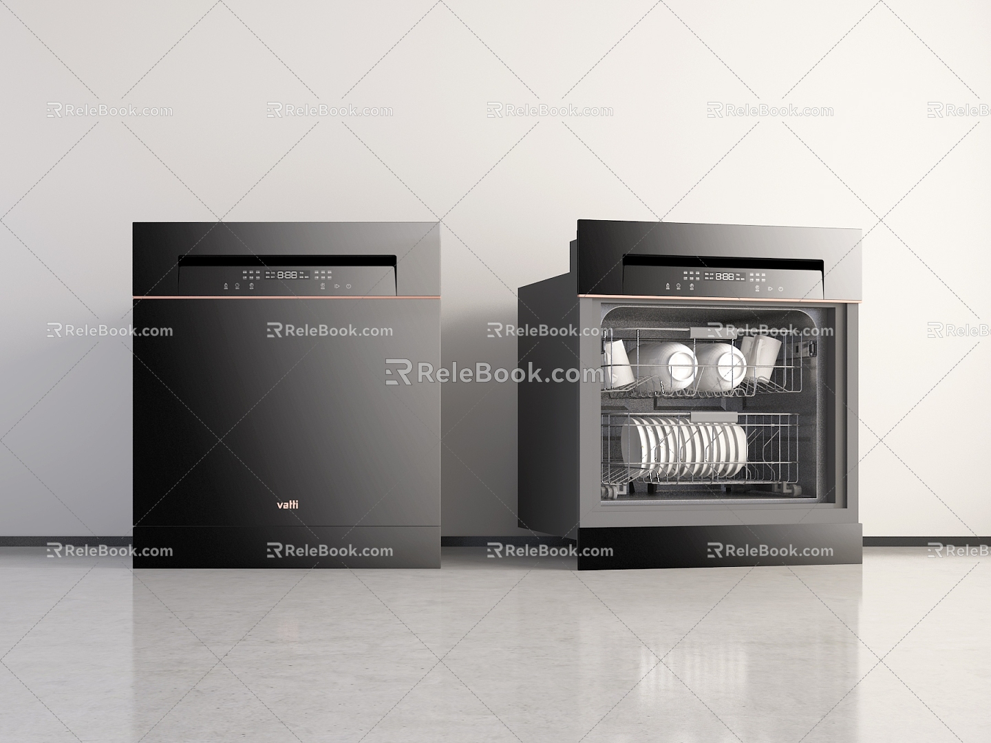 Modern Dishwasher Disinfection Cabinet Washing Cabinet 3d model