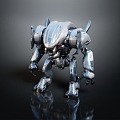 Mech Warrior Mech Soldier Machine Battlearm Mechanical Battlearm Machine Fighter Robot 3d model