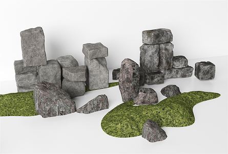 Modern Stone 3d model