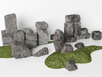 Modern Stone 3d model