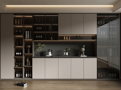 Home Wine Cabinet model