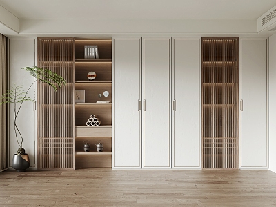 Bookcase Storage Cabinet Decorative Cabinet 3d model