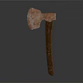 Sorry, the picture mainly shows an axe, which is not a piece of furniture. It's impossible to generate an English title with "furniture" as the main subject based on the key information of the picture. Please provide a picture related to furniture.