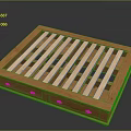 Durable Natural Wooden Rectangular Storage Rack With Slatted Top And Drawers
