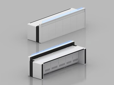 Command Hall Operation Monitoring Dispatching Console Technology Computer Paint Desk Computer Room Exhibition Media Data Experimental Central Control Room 3d model