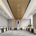 Hotel Public Lounge Area With Comfortable Sofas Tables Decorative Painting And Modern Design