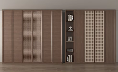 Middle style wardrobe 3d model