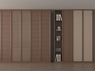 Middle style wardrobe 3d model