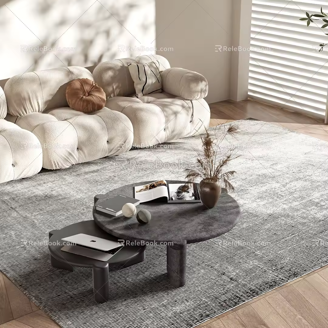 Style coffee table 3d model