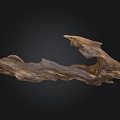 Natural Stone Wood Decorative Sculpture With Unique Shape And Natural Texture