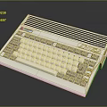 Vintage Commodore 64 Computer Keyboard with Retro Classic Design Old School Tech Accessory