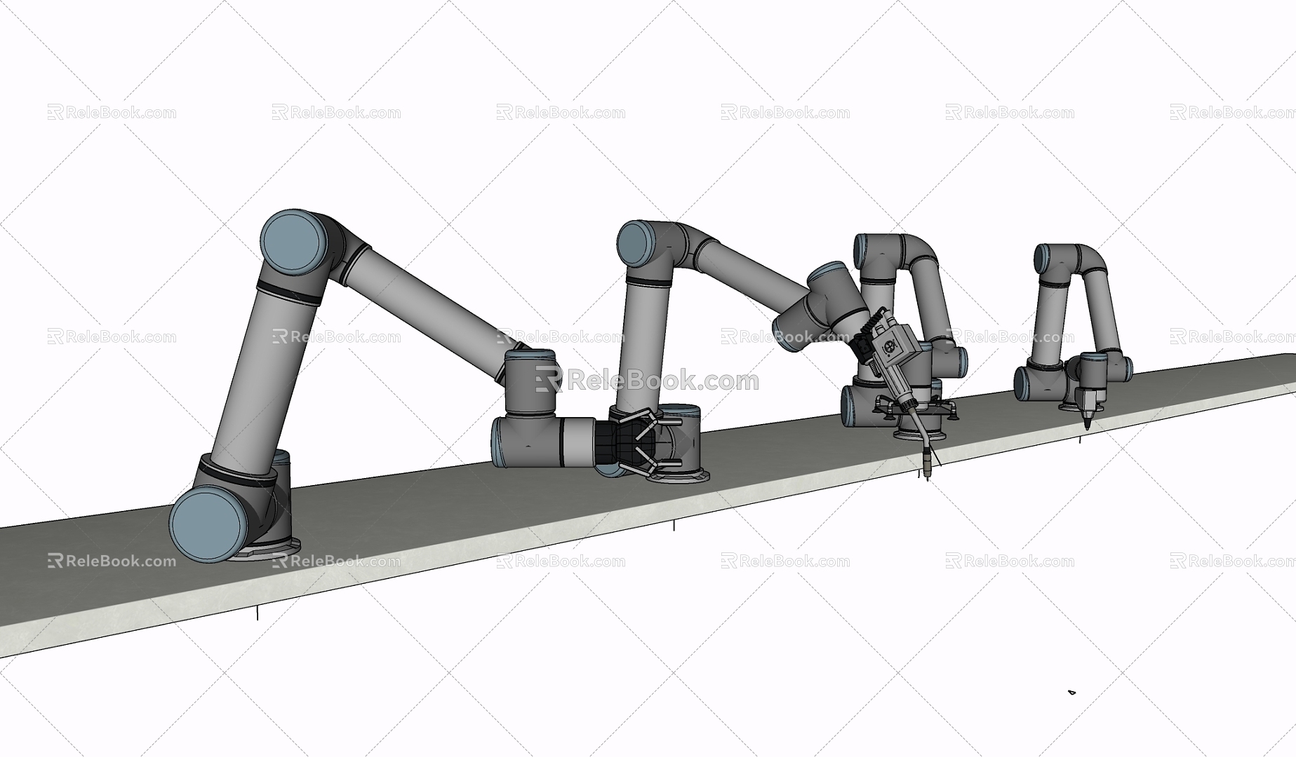 Industrial wind manipulator 3d model