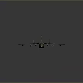 Camouflage Military Aircraft Model With Green Brown Camo Patterns And Detailed Design