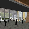 Modern Hotel Building Design With Unique Roof Structure And Urban Green Surroundings