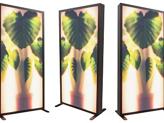 Modern Plant Growth Floor Lamp Creative Plant Screen Floor Lamp Screen Partition Floor Lamp Plant Screen Lamp Creative Art Floor Lamp 3d model