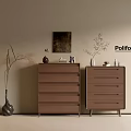 Modern Wood Grain Cabinet Ins Style Minimized Style Cabinet Entire Cabinet Sideboard Cabinet Balcony Cabinet Storage Cabinet Home Entrance Cabinet 3d model