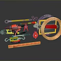 Tools Hardware Tools Processing Tools Furniture Realistic 3d model