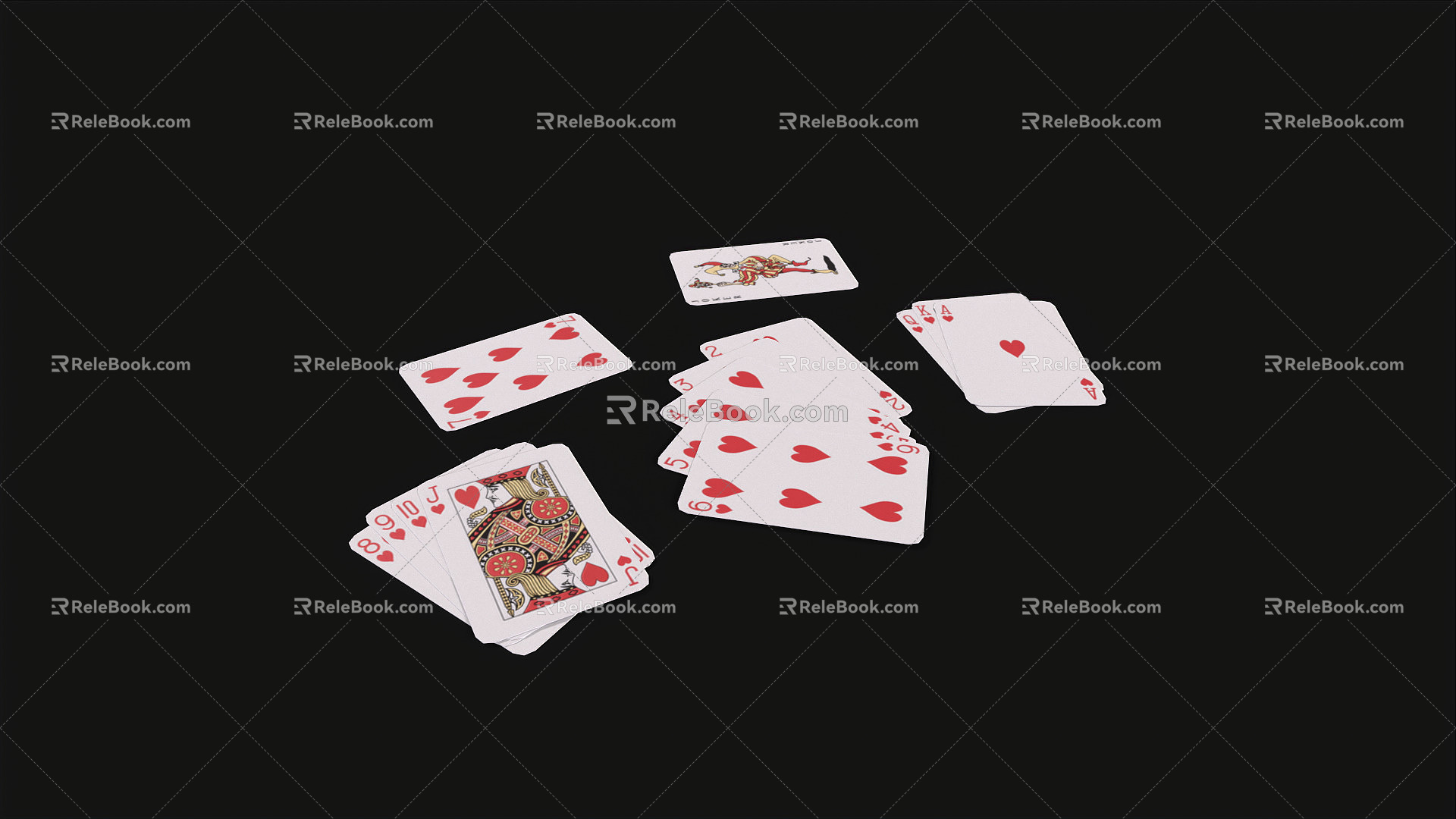 Modern Poker 3d model