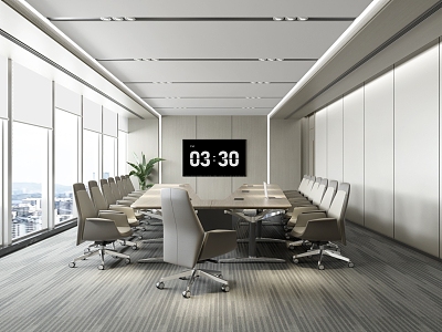 Modern Conference Room 3d model