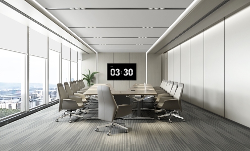 Modern Conference Room 3d model