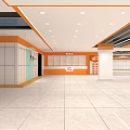 Modern Clothing Store Interior With Mannequin Display Spacious Layout And Stylish Ceiling Design 3d model