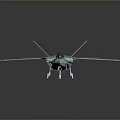 Light Blue Spacecraft Model With Cockpit Wings And Reflective Surface For Aerospace Study