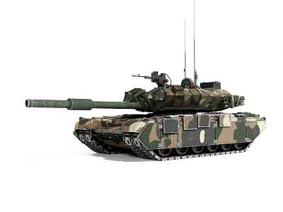 T90 main battle tank 3d model