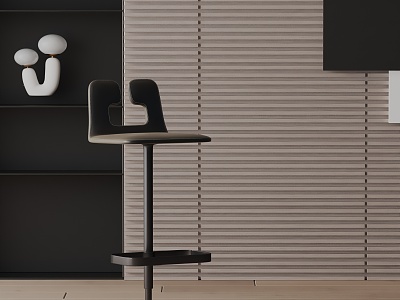 Modern Bar Chair 3d model