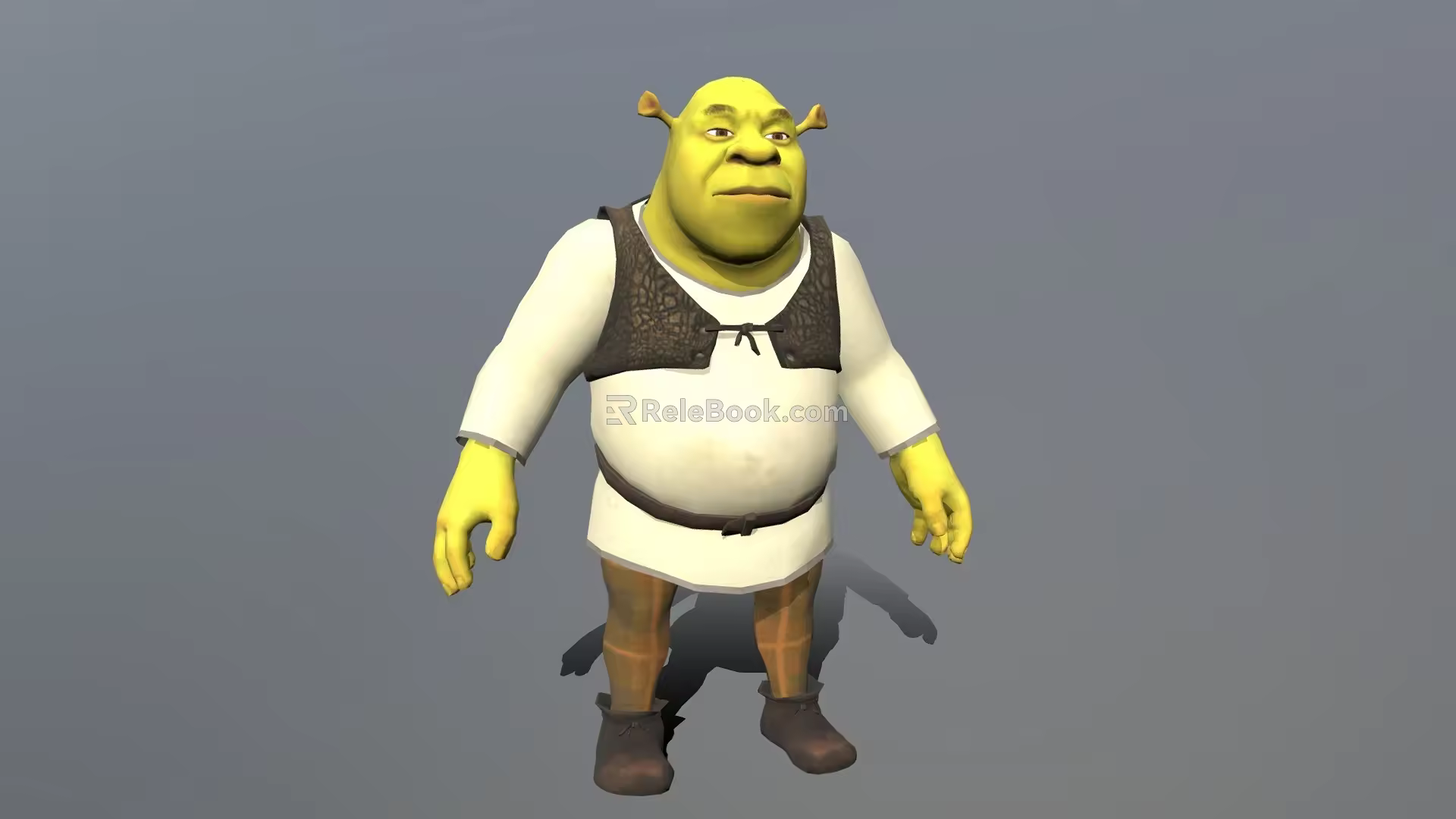 Cartoon Characters Animation Characters Movie Characters Shrek Cartoon Characters 3d model
