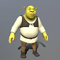 Cartoon Characters Animation Characters Movie Characters Shrek Cartoon Characters 3d model