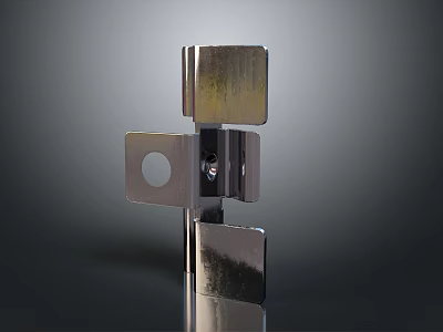 Hardware Tools with Stainless Steel Plates and Round Hole Design for Construction 3d model