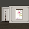 American decorative painting 3d model