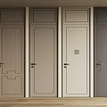 New Chinese Door 3d model