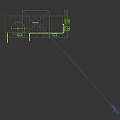 Blue Industrial Equipment Platform With Yellow Railings Control Panels And Storage Tanks