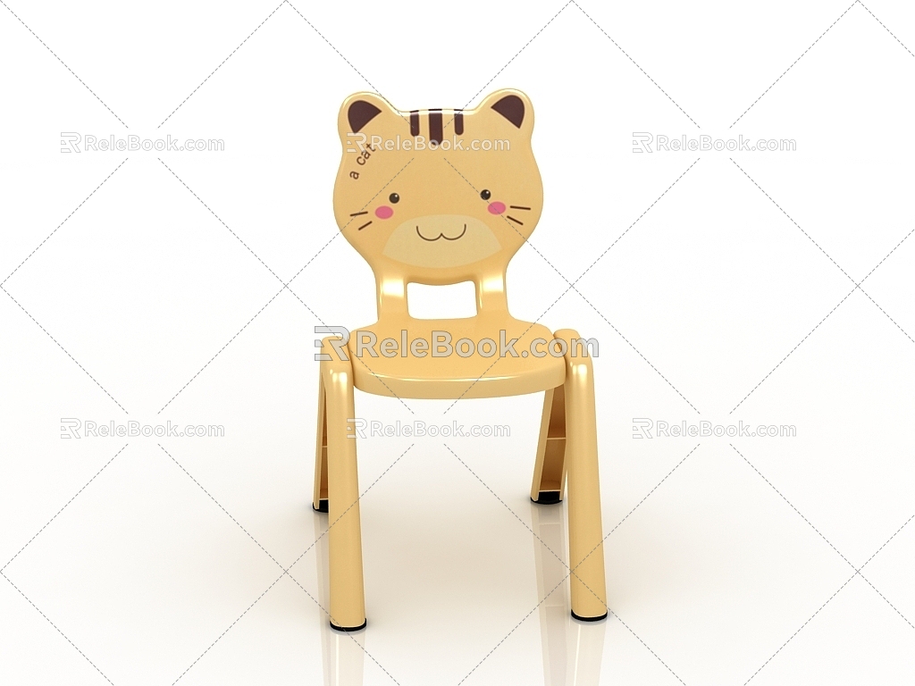 Jane European Children's Chair 3d model