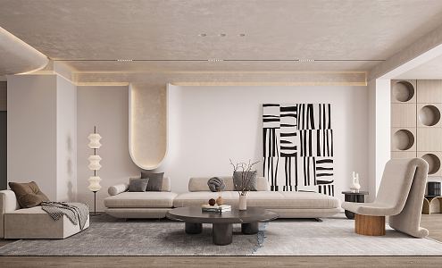 The Silent Living Room 3d model