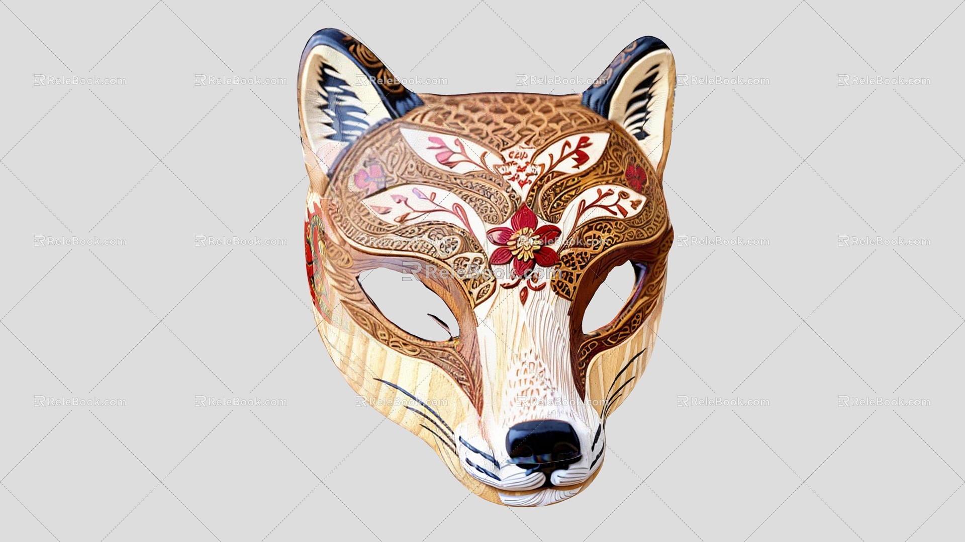 Fox Mask Mask Animal Mask Mask 3d model