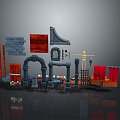 City Gate Ancient Gate Gate Tower Gate Gate Gate Shanzhai Gate Gate Large Wooden Gate Classical Gate Antique Gate 3d model