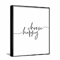 Handwritten Cest la vie Wall Art Black White Decorative Home Print