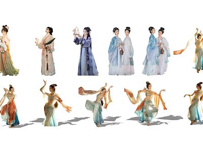 Modern Multiplayer Characters 3d model