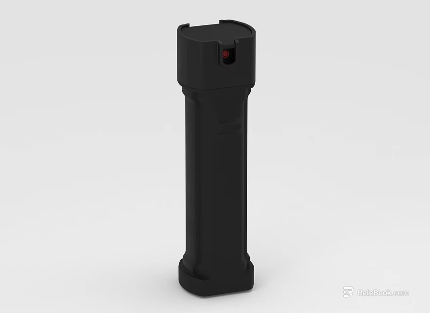 Black Tactical Weapon Magazine Designed for Firearms with Durable Build and Compact Size 3d model 