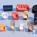Casual Sofa Set With Various Colors Styles And Upholstered Designs For Living Room Space