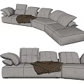 Modern Multiplayer Sofa 3d model