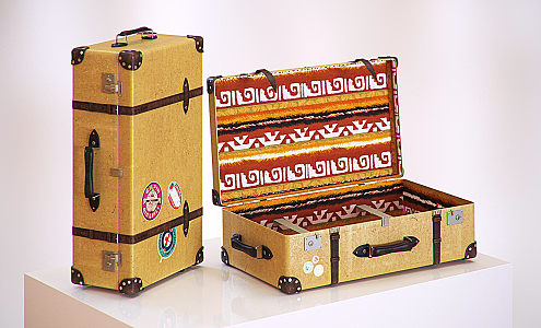 Modern Luggage Suitcase 3d model