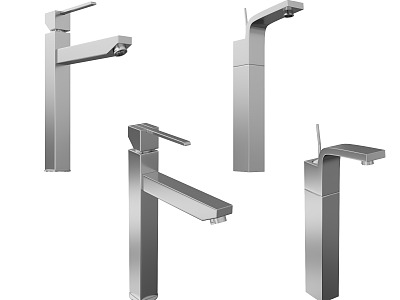 Modern faucet 3d model