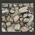 Natural Stacked Stones With Various Sizes For Construction And Decorative Use