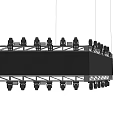 Stage Lighting Setup With Hanging Downlights And Spotlights On Truss Structure 3d model
