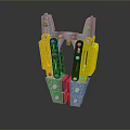 Pipe pliers vise bench vise wrench tool hardware tool processing tool furniture 3d model